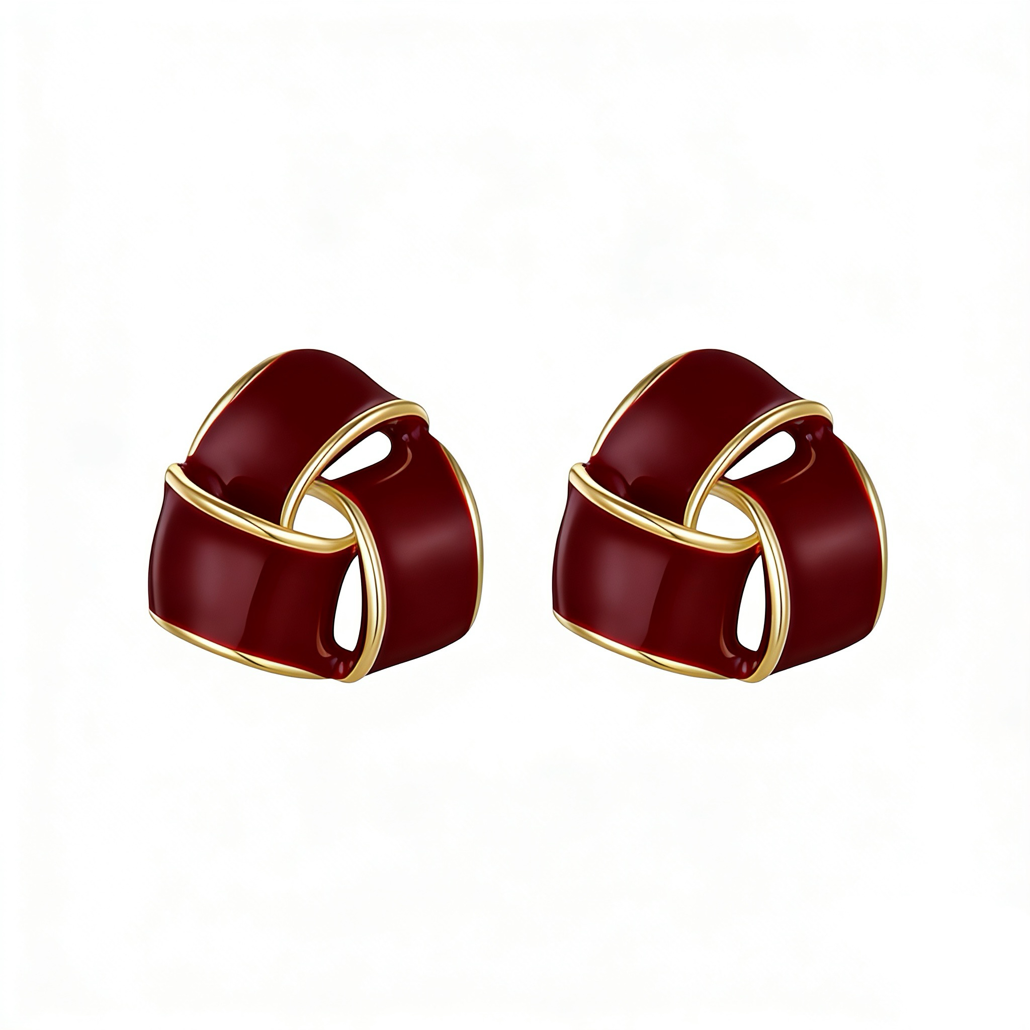 A01-11/Gown-matching stud earrings - Image 1