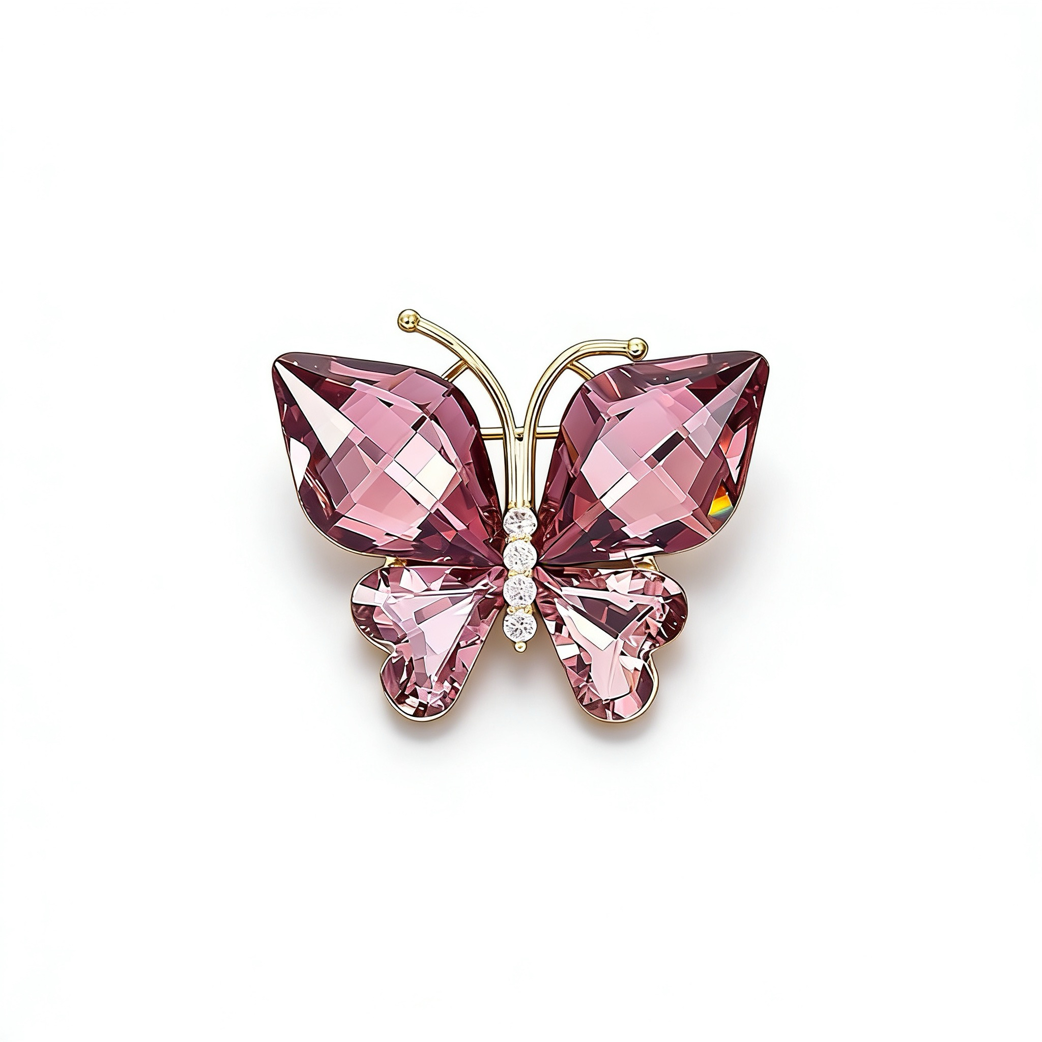 A04-17/Pink Crystal Butterfly - Image 1