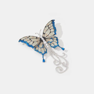 A04-03/Colorful Butterfly Diamond Brooch