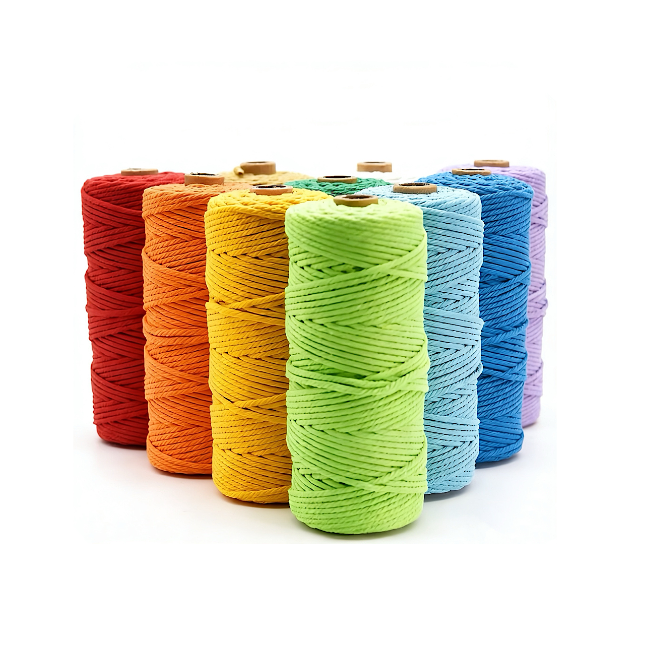C02-01/3mm Diameter Cotton Cord - 100m Length for Crafts & DIY Projects - Image 1