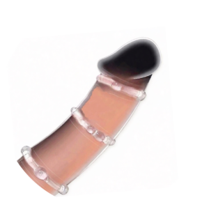 D02-11/Male Penis Beaded Spherical Cock Ring