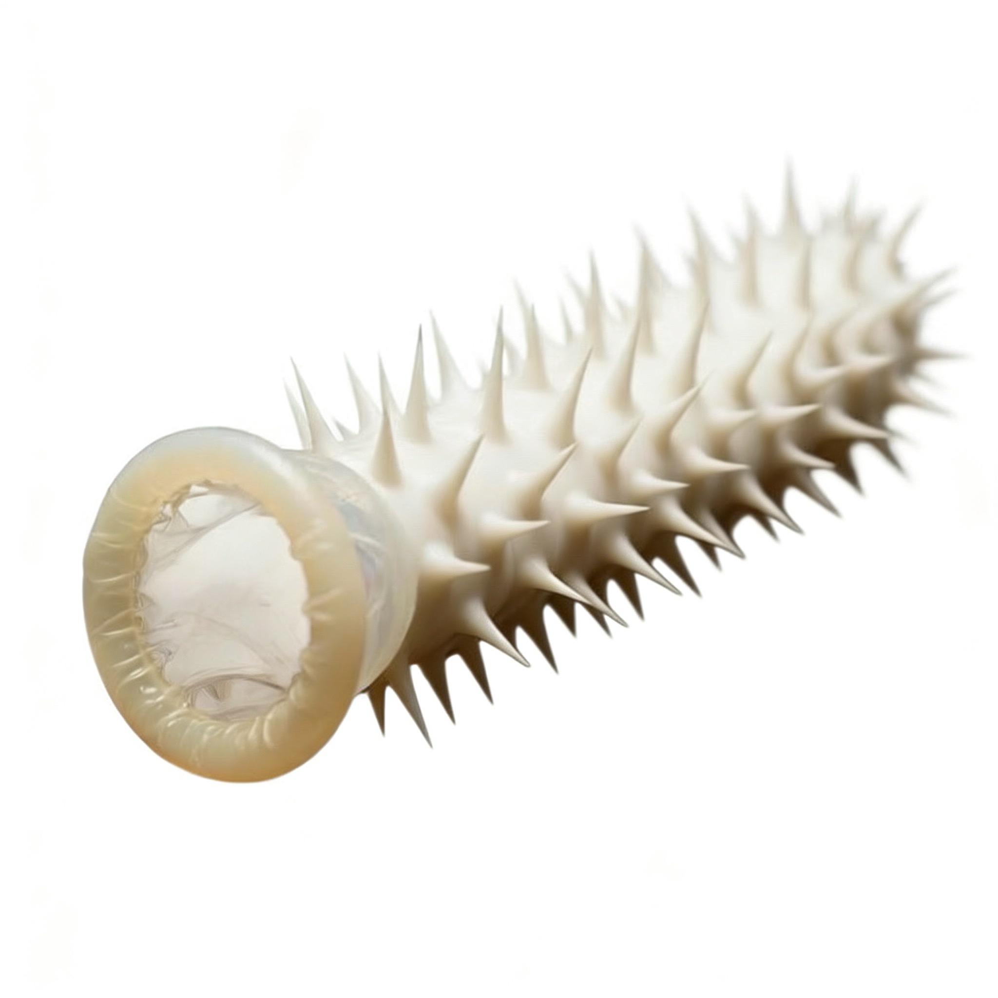 D02-10/Silicone Soft-Spiked Erotic Penis Condom - Image 1
