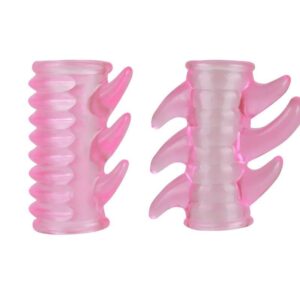 D02-07/Silicone soft-spiked delay ejaculation ring
