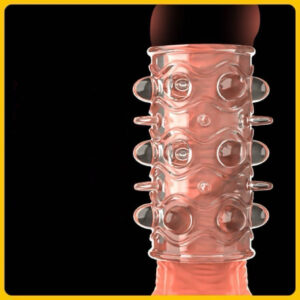 D02-12/Male Penis Beaded Spherical Cock Ring