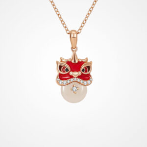 A03-06/Lion Dance – A Fusion of Tradition and Fashion Necklace/$19