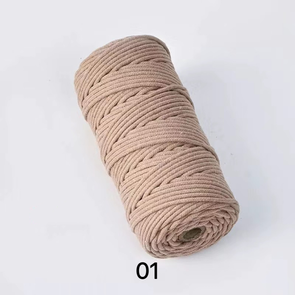 C02-01/3mm Diameter Cotton Cord - 100m Length for Crafts & DIY Projects - Image 14