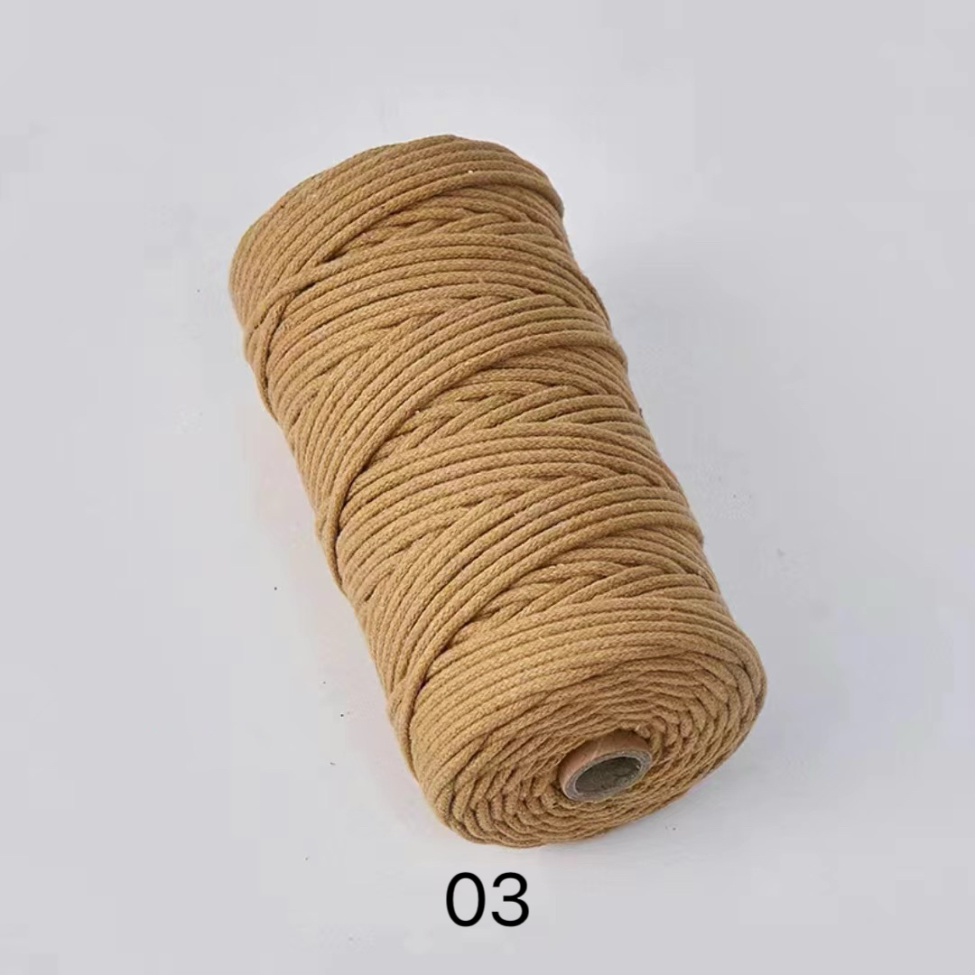 C02-01/3mm Diameter Cotton Cord - 100m Length for Crafts & DIY Projects - Image 16