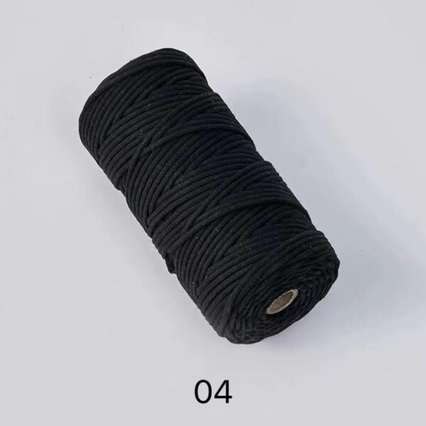 C02-01/3mm Diameter Cotton Cord - 100m Length for Crafts & DIY Projects