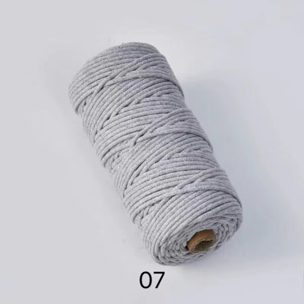C02-01/3mm Diameter Cotton Cord - 100m Length for Crafts & DIY Projects