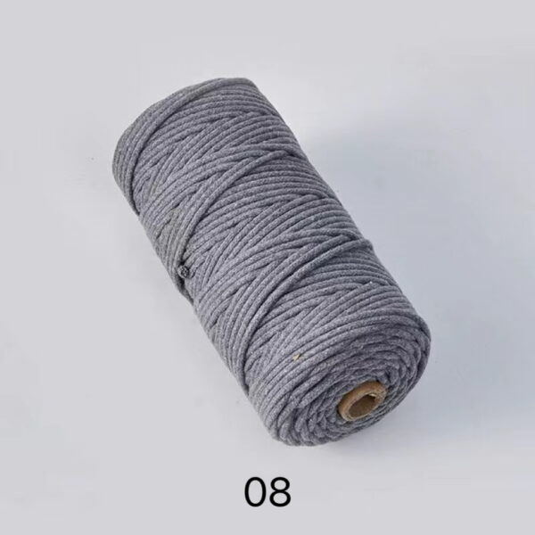 C02-01/3mm Diameter Cotton Cord - 100m Length for Crafts & DIY Projects