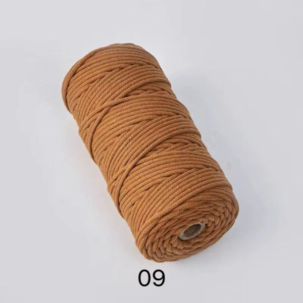 C02-01/3mm Diameter Cotton Cord - 100m Length for Crafts & DIY Projects
