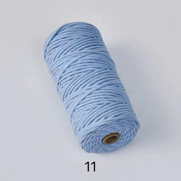 C02-01/3mm Diameter Cotton Cord - 100m Length for Crafts & DIY Projects