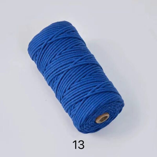 C02-01/3mm Diameter Cotton Cord - 100m Length for Crafts & DIY Projects