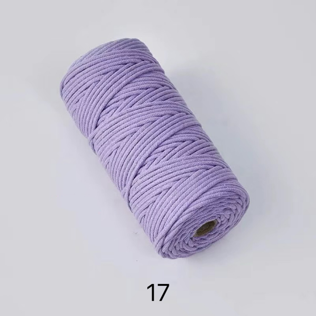 C02-01/3mm Diameter Cotton Cord - 100m Length for Crafts & DIY Projects - Image 30