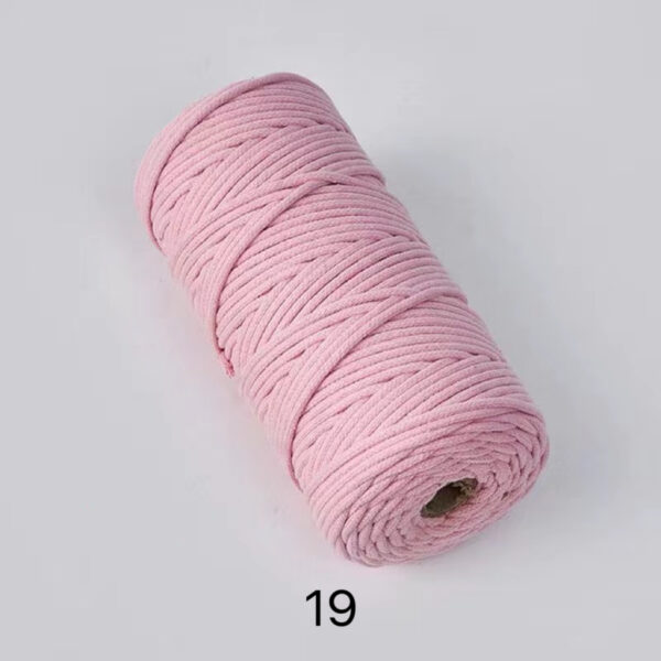 C02-01/3mm Diameter Cotton Cord - 100m Length for Crafts & DIY Projects