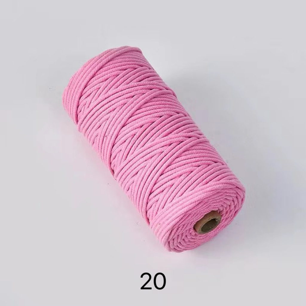 C02-01/3mm Diameter Cotton Cord - 100m Length for Crafts & DIY Projects - Image 33