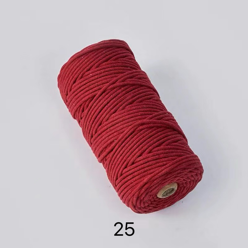 C02-01/3mm Diameter Cotton Cord - 100m Length for Crafts & DIY Projects - Image 38