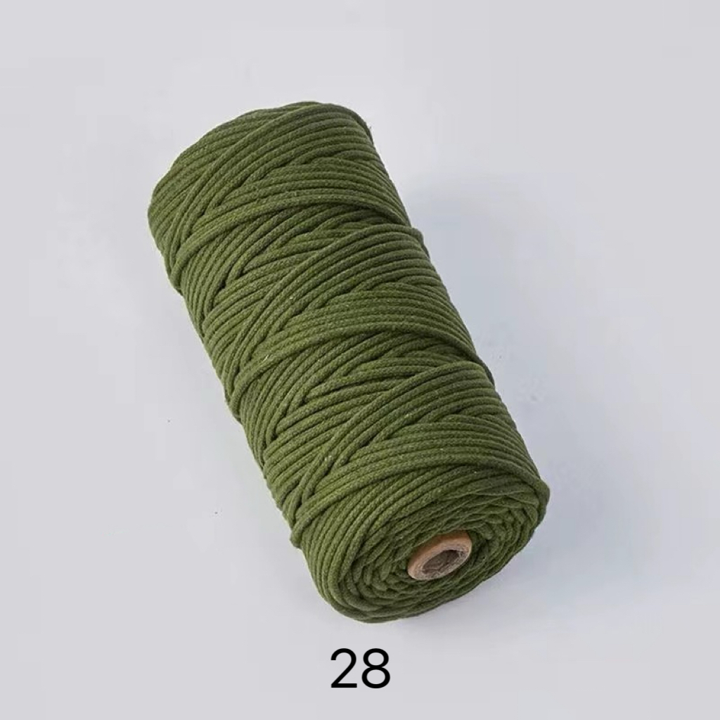 C02-01/3mm Diameter Cotton Cord - 100m Length for Crafts & DIY Projects - Image 4