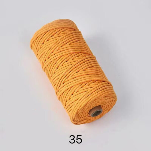 C02-01/3mm Diameter Cotton Cord - 100m Length for Crafts & DIY Projects
