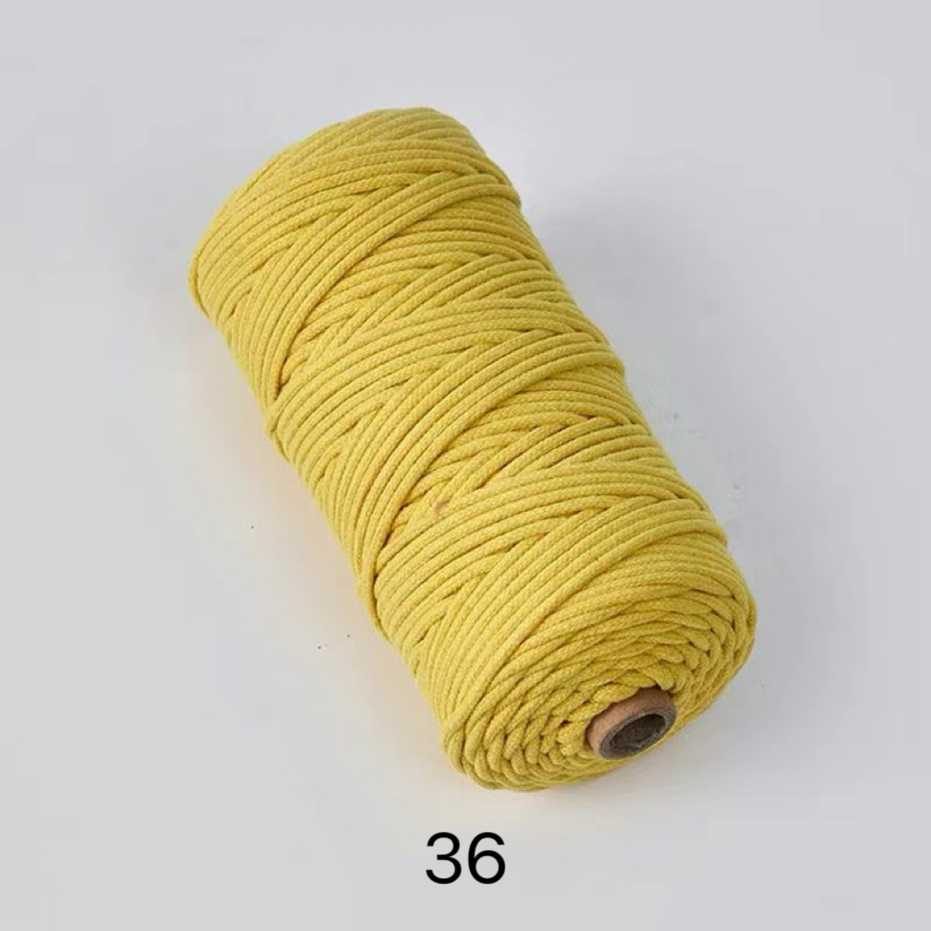 C02-01/3mm Diameter Cotton Cord - 100m Length for Crafts & DIY Projects - Image 12