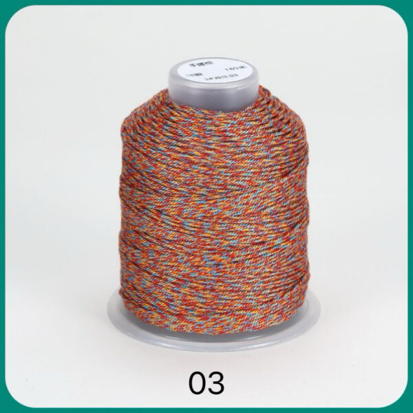 C02-02/Hand - twisted Cotton Rope: For Buddhist Beads, Dragon Boat Bracelets & Tassels