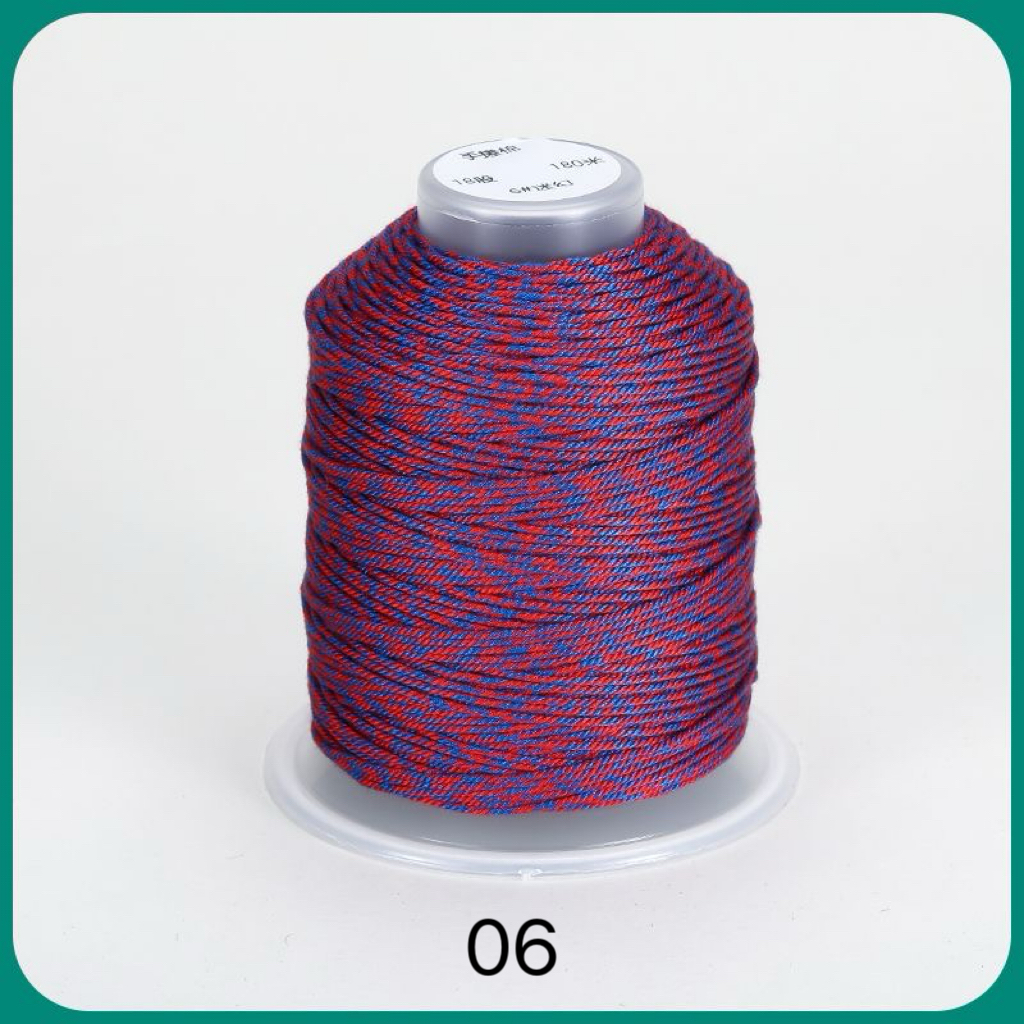 C02-02/Hand - twisted Cotton Rope: For Buddhist Beads, Dragon Boat Bracelets & Tassels - Image 7
