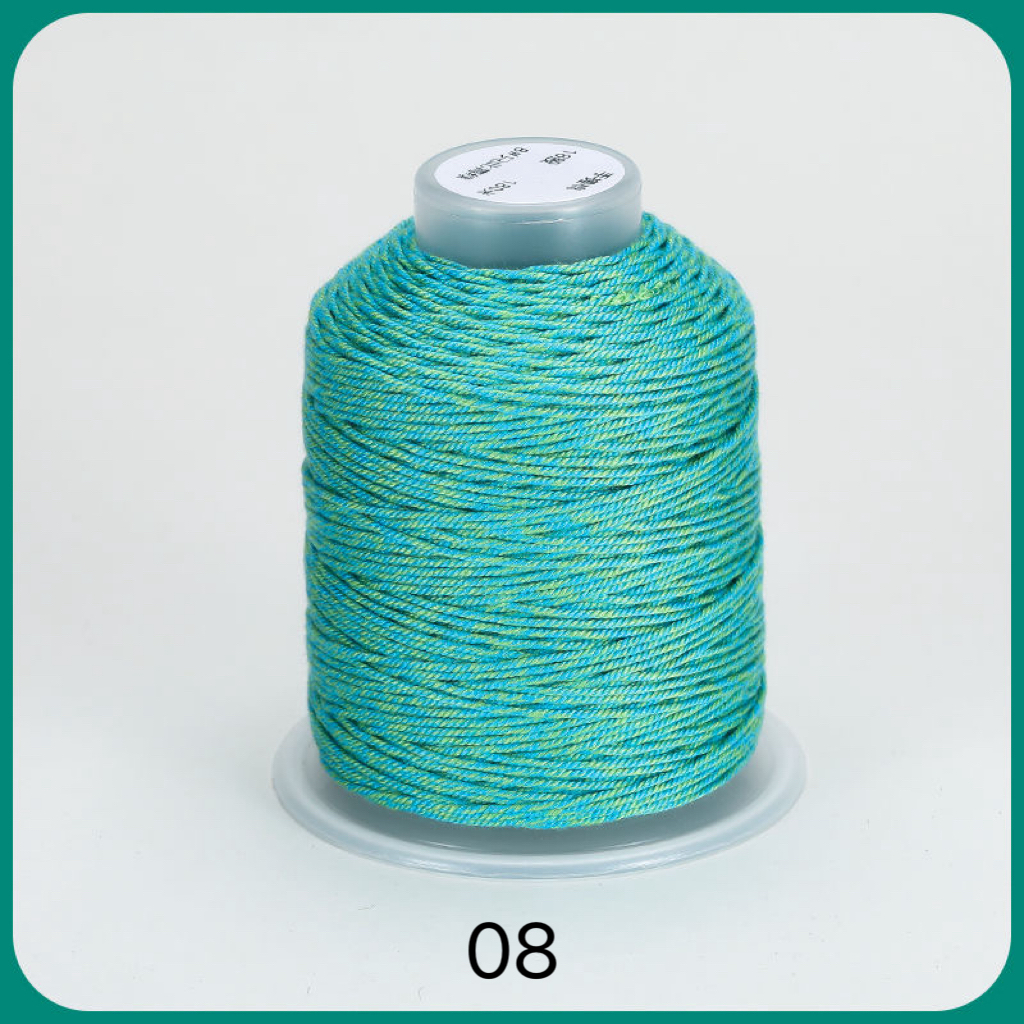 C02-02/Hand - twisted Cotton Rope: For Buddhist Beads, Dragon Boat Bracelets & Tassels - Image 9