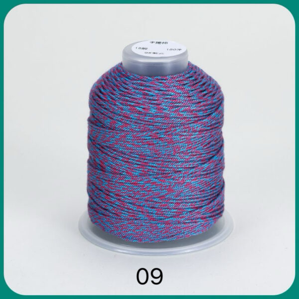 C02-02/Hand - twisted Cotton Rope: For Buddhist Beads, Dragon Boat Bracelets & Tassels