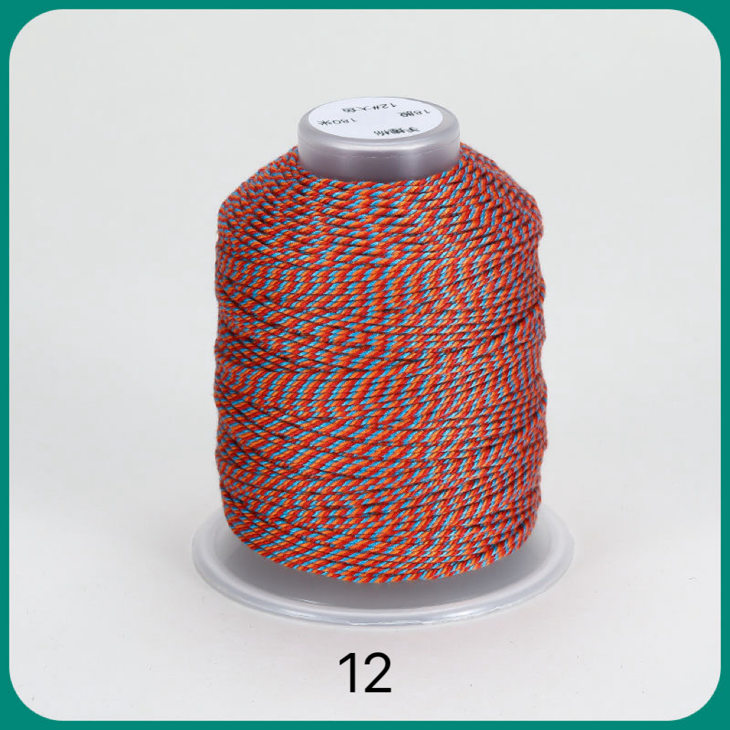 C02-02/Hand - twisted Cotton Rope: For Buddhist Beads, Dragon Boat Bracelets & Tassels - Image 13