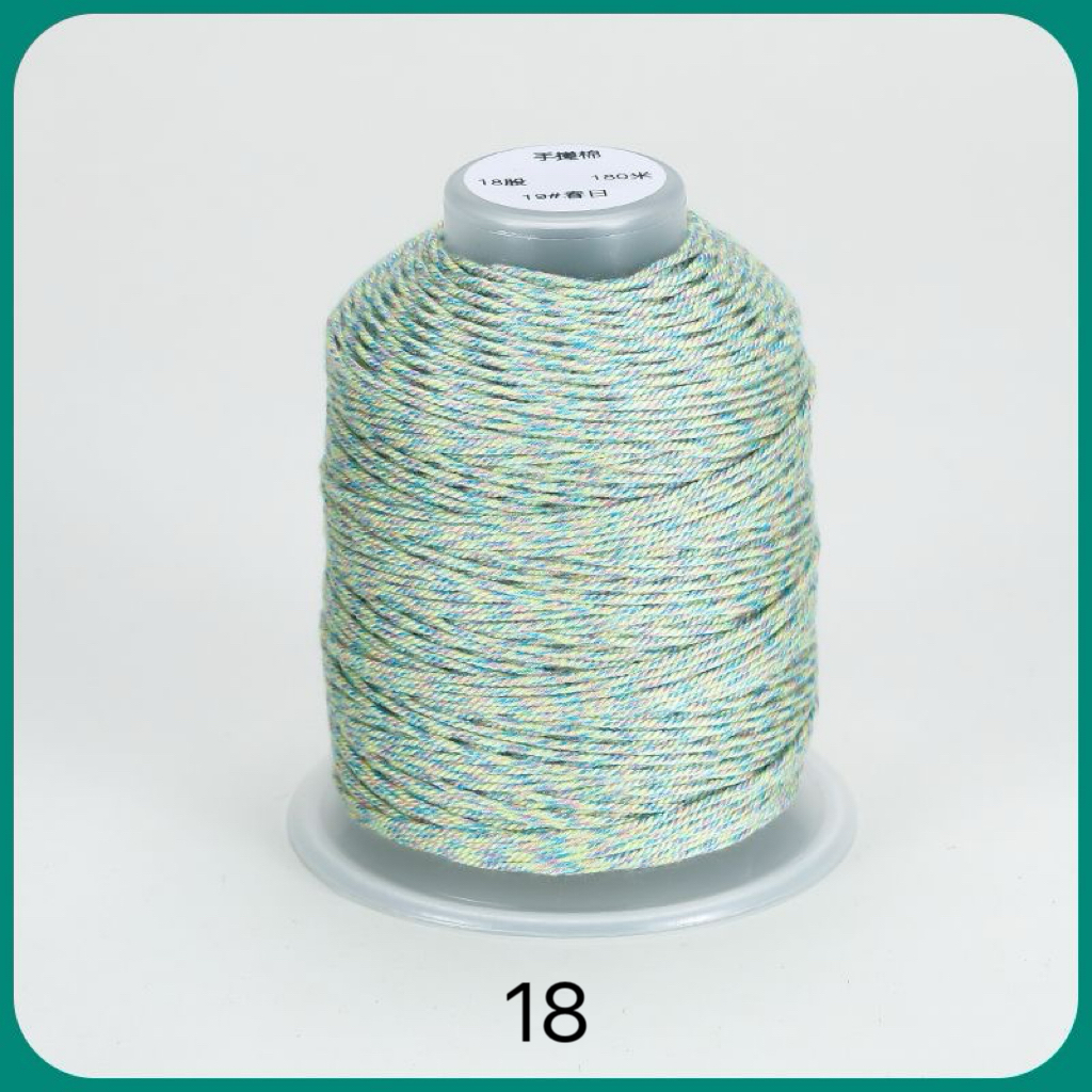 C02-02/Hand - twisted Cotton Rope: For Buddhist Beads, Dragon Boat Bracelets & Tassels - Image 19