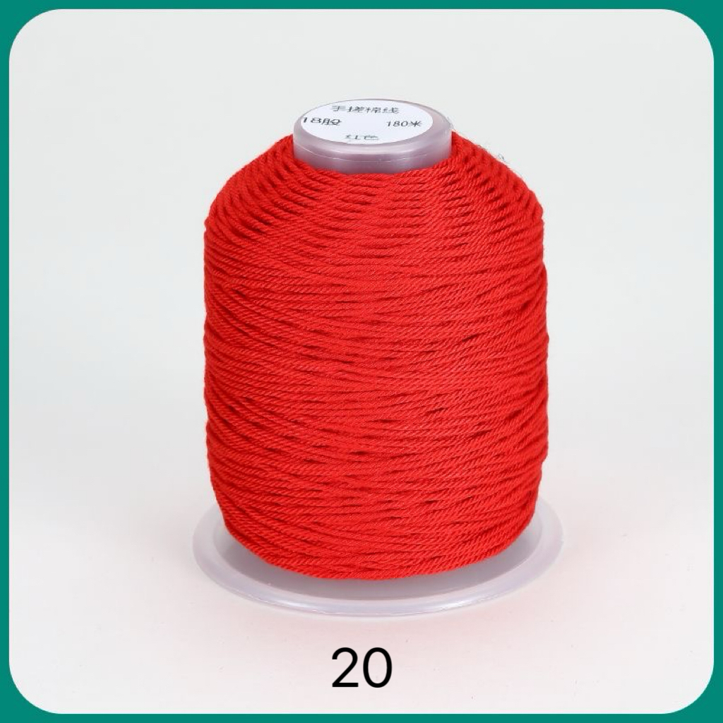 C02-02/Hand - twisted Cotton Rope: For Buddhist Beads, Dragon Boat Bracelets & Tassels - Image 21