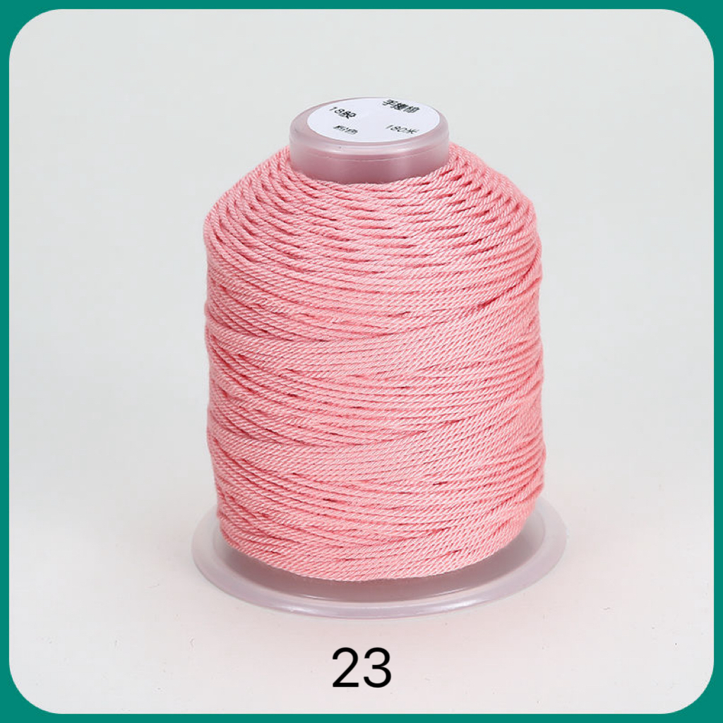 C02-02/Hand - twisted Cotton Rope: For Buddhist Beads, Dragon Boat Bracelets & Tassels - Image 24