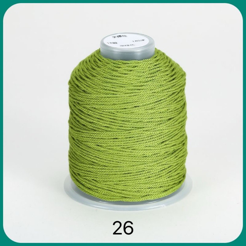 C02-02/Hand - twisted Cotton Rope: For Buddhist Beads, Dragon Boat Bracelets & Tassels - Image 27