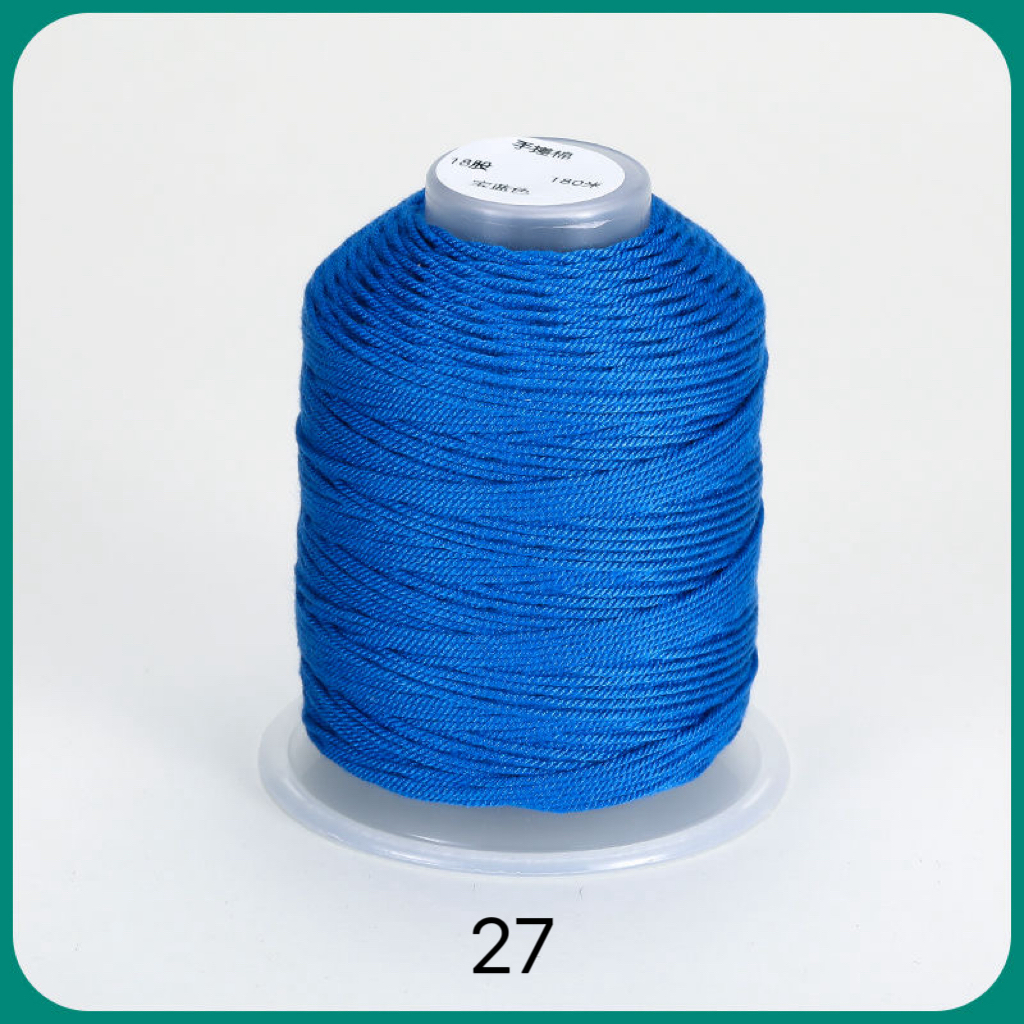 C02-02/Hand - twisted Cotton Rope: For Buddhist Beads, Dragon Boat Bracelets & Tassels - Image 28