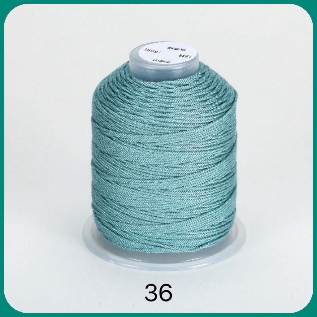 C02-02/Hand - twisted Cotton Rope: For Buddhist Beads, Dragon Boat Bracelets & Tassels - Image 37
