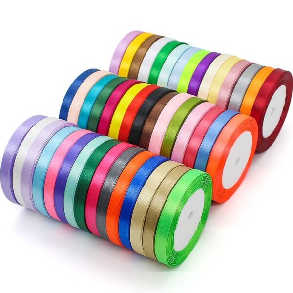 C03-01/1cm Wide Satin Ribbon for Crafts & Decoration