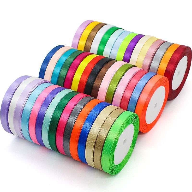 C03-01/1cm Wide Satin Ribbon for Crafts & Decoration