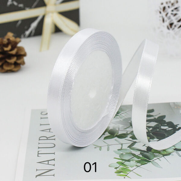 C03-01/1cm Wide Satin Ribbon for Crafts & Decoration