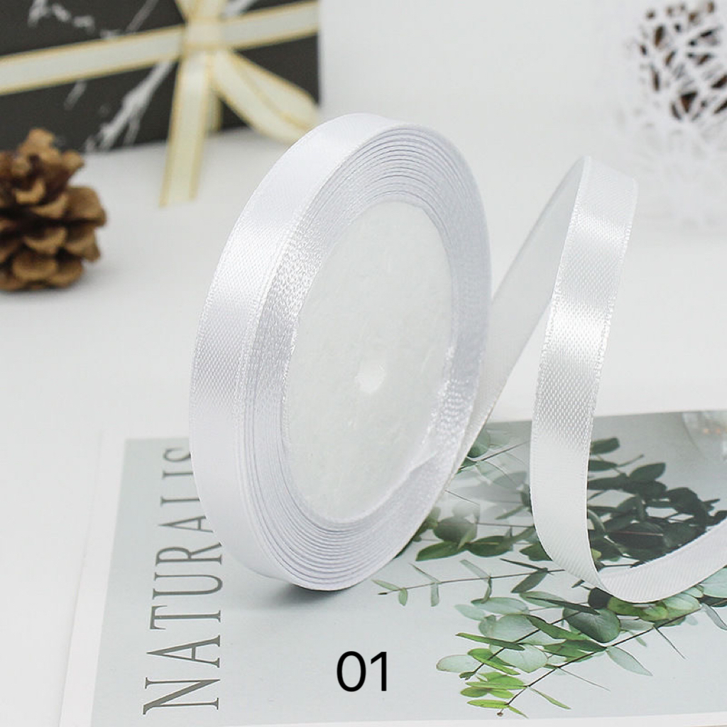 C03-01/1cm Wide Satin Ribbon for Crafts & Decoration - Image 2