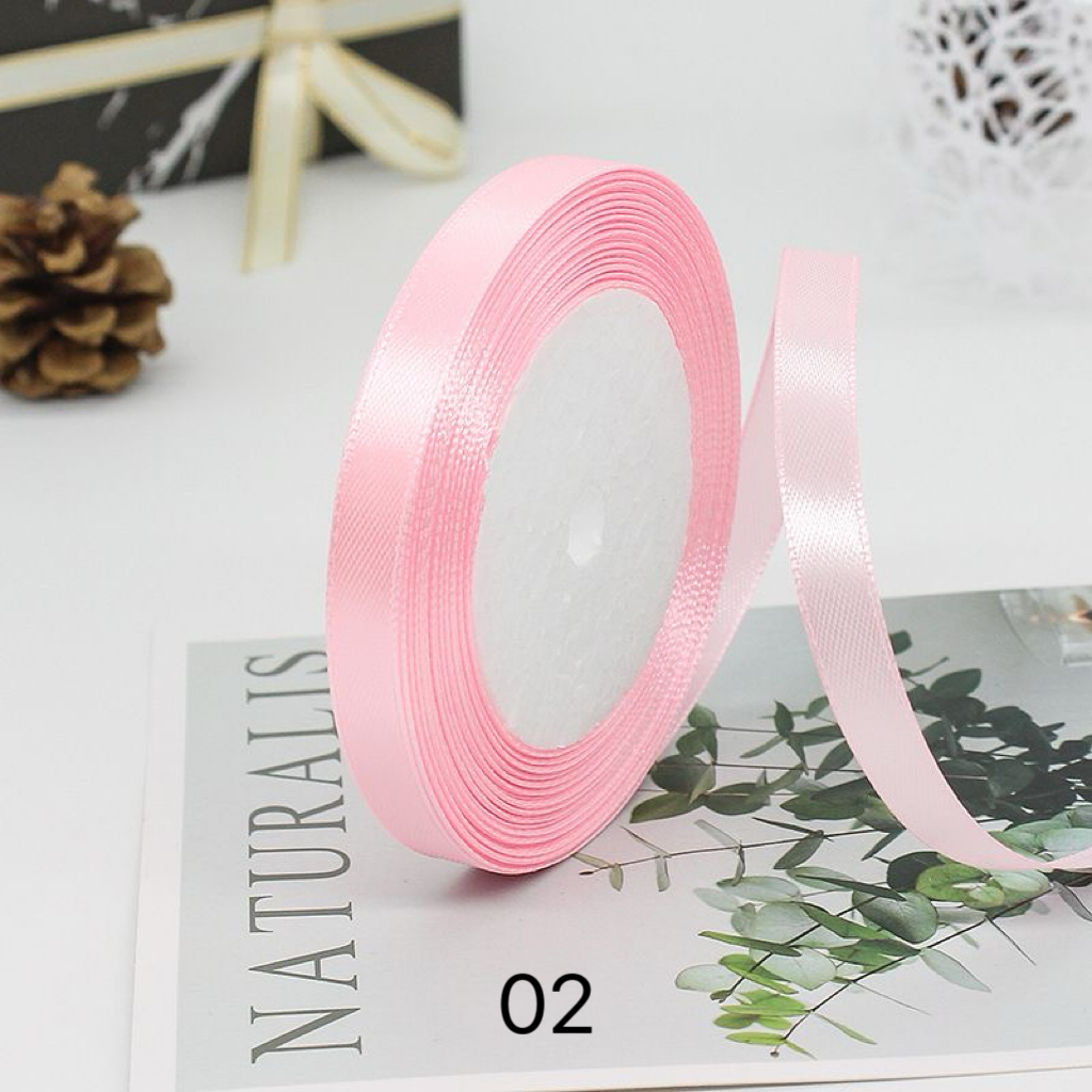 C03-01/1cm Wide Satin Ribbon for Crafts & Decoration - Image 3