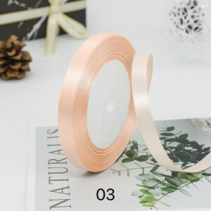 C03-01/1cm Wide Satin Ribbon for Crafts & Decoration - Image 4