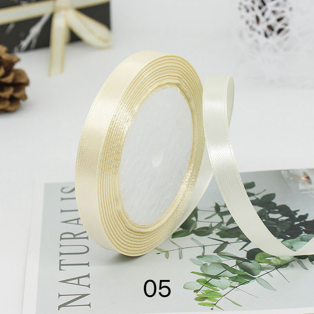 C03-01/1cm Wide Satin Ribbon for Crafts & Decoration - Image 6