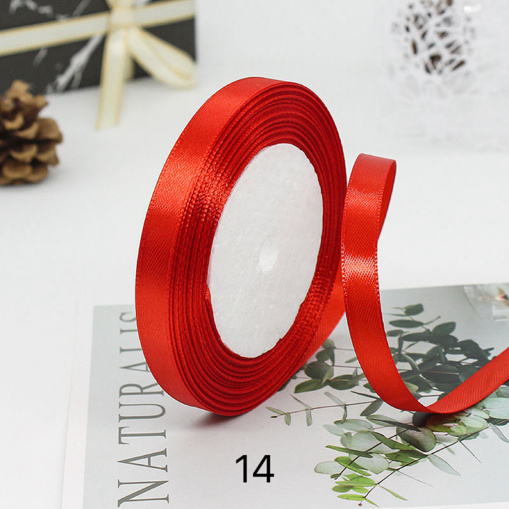 C03-01/1cm Wide Satin Ribbon for Crafts & Decoration - Image 15