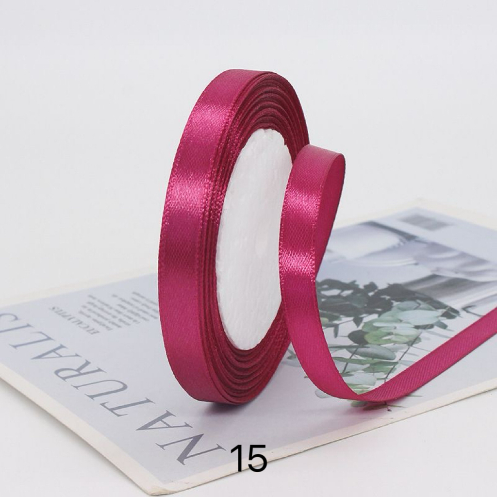 C03-01/1cm Wide Satin Ribbon for Crafts & Decoration - Image 16