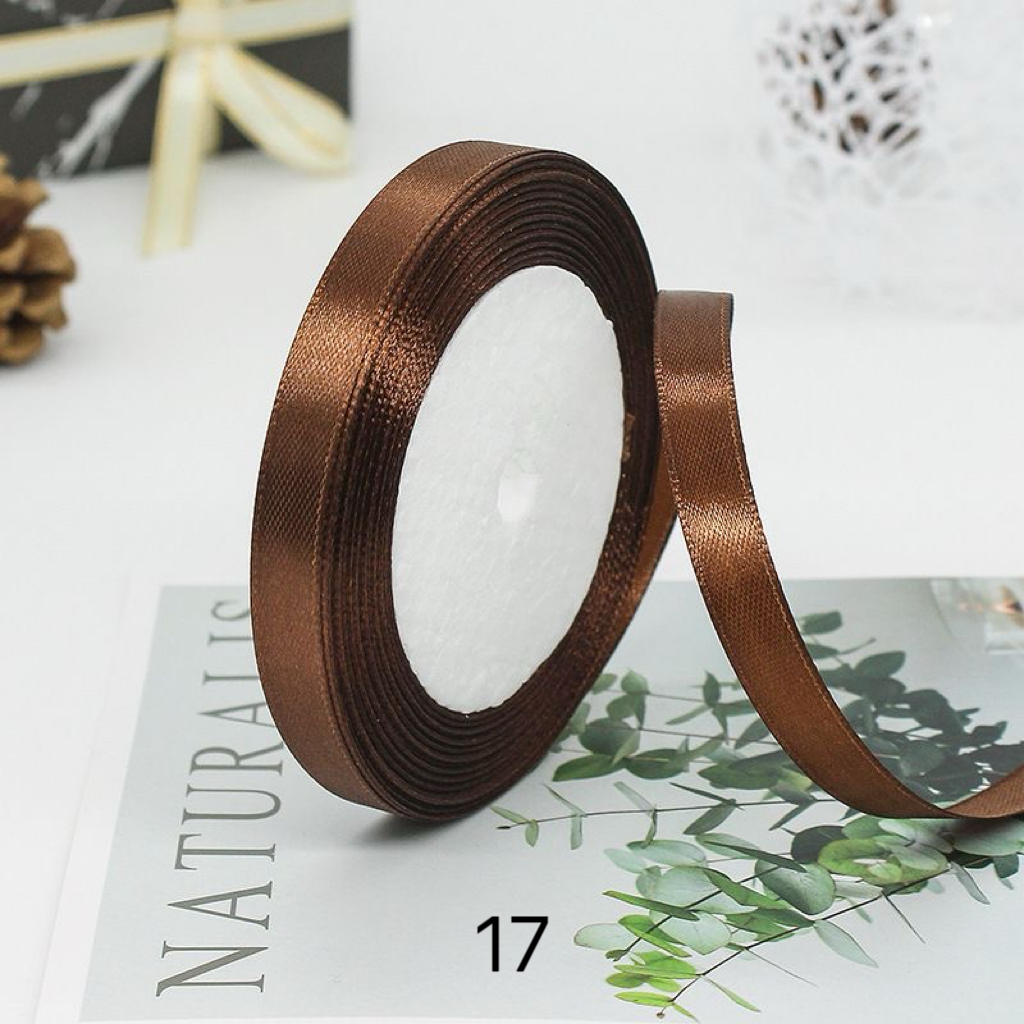 C03-01/1cm Wide Satin Ribbon for Crafts & Decoration - Image 18
