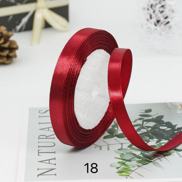 C03-01/1cm Wide Satin Ribbon for Crafts & Decoration