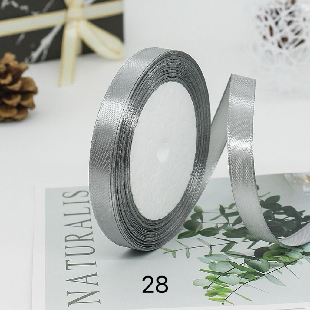 C03-01/1cm Wide Satin Ribbon for Crafts & Decoration - Image 29