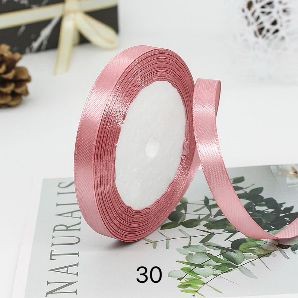 C03-01/1cm Wide Satin Ribbon for Crafts & Decoration - Image 31