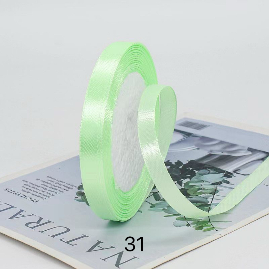 C03-01/1cm Wide Satin Ribbon for Crafts & Decoration - Image 32