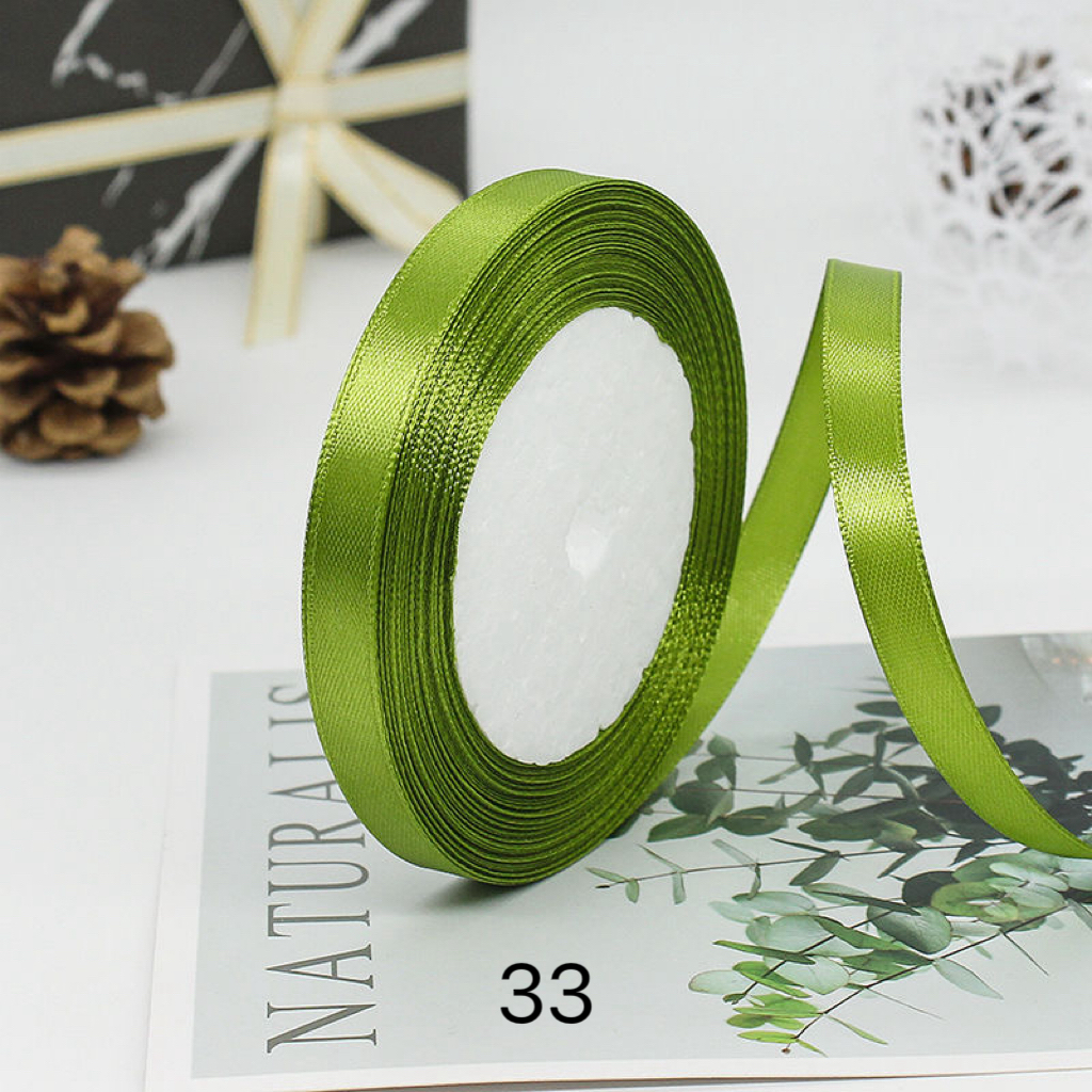C03-01/1cm Wide Satin Ribbon for Crafts & Decoration - Image 34